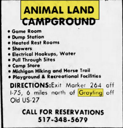 Animal Land - Feb 20 1979 Ad (newer photo)